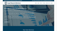 Desktop Screenshot of legalresearchsolutions.co.za